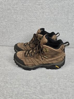 Merrell Mohab 3 Mid Waterproof Hiking Boots Brown Mens Sz 8.5